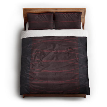 Kepler Deep Purple & Fuchsia queen - cotton - White Backing