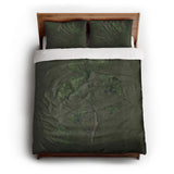 Ginko Green queen - cotton - White Backing