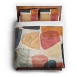 Tabitha Multicolor queen - cotton - White Backing