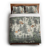 Campsite queen - cotton - White Backing