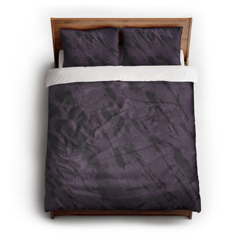 Hurley Splatter Dye Purple Duvet Cover