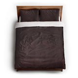 Keanu Watercolor Deep Red Ombré queen - cotton - White Backing