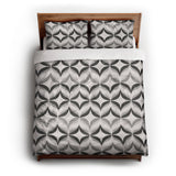 Jasper Greyscale queen - cotton - White Backing
