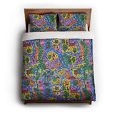 Kids Road Map queen - cotton - White Backing