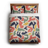 Bianca Multicolor queen - cotton - White Backing