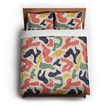 Bianca Multicolor queen - cotton - White Backing