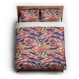 Alessa Multicolor queen - cotton - White Backing