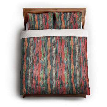Rainbow Eucalyptus Duvet Cover