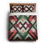 Sonora Cranberry & Matcha queen - cotton - White Backing