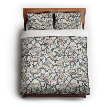 Fresh Oysters queen - cotton - White Backing