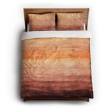 Ruidoso Red & Orange queen - cotton - White Backing