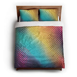 Shasta Multicolor queen - cotton - White Backing