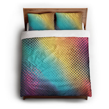 Shasta Multicolor queen - cotton - White Backing