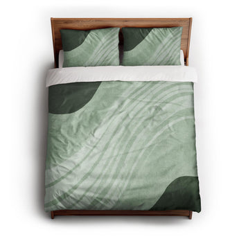 Elowin Green Duvet Cover