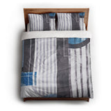 Gordian Blue queen - cotton - White Backing