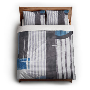 Gordian Blue queen - cotton - White Backing