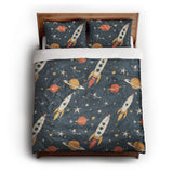 Cosmic Dreams queen - cotton - White Backing