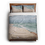 On the Beach by Fidelia Bridges queen - cotton - White Backing