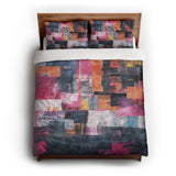 Heidi Blue & Purple queen - cotton - White Backing