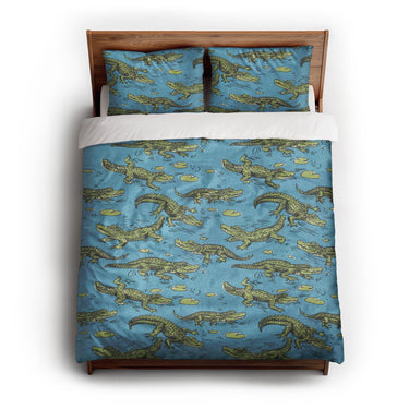 Gator Swamp queen - cotton - White Backing