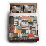 Ashton Multicolor queen - cotton - White Backing