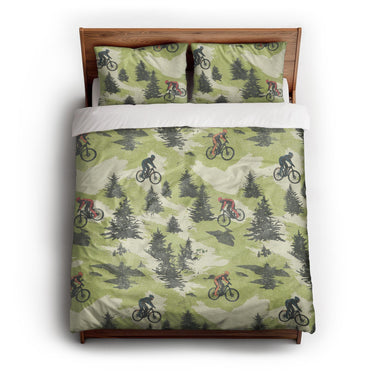 Mountain Bike Park queen - cotton - White Backing