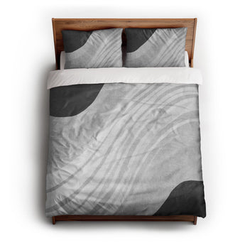 Elowin Greyscale Duvet Cover
