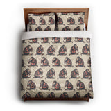 Thinking Chimps queen - cotton - White Backing