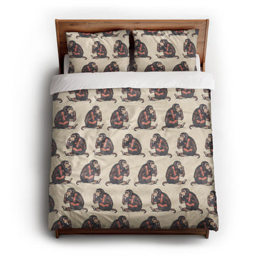 Thinking Chimps queen - cotton - White Backing