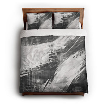 Emil Charcoal Grey Duvet Cover