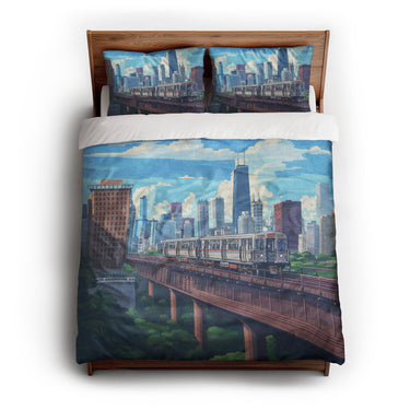 Chicago Metro queen - cotton - White Backing