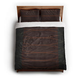 Kepler Bronze & Rust queen - cotton - White Backing