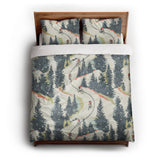 Downhill Descent queen - cotton - White Backing