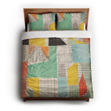 Djuna Ivory Multicolor queen - cotton - White Backing