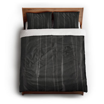 Felix Bleach Dye Vintage Black Duvet Cover