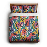Lorenza Multicolor queen - cotton - White Backing