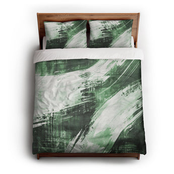 Emil Forest Green Duvet Cover