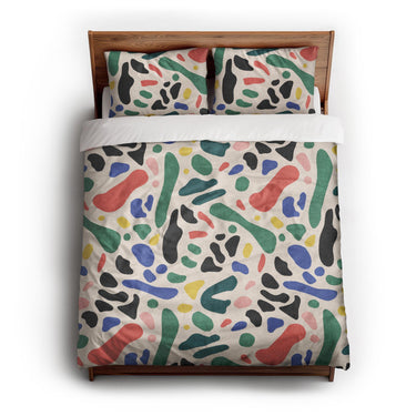 Aurelio Polychrome queen - cotton - White Backing