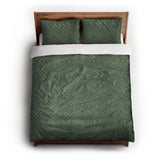 Terlingua Jade & Pyrite queen - cotton - White Backing