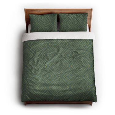 Terlingua Jade & Pyrite queen - cotton - White Backing