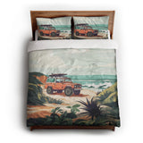 Beach Cruiser queen - cotton - White Backing
