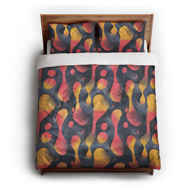 Hot Lava queen - cotton - White Backing
