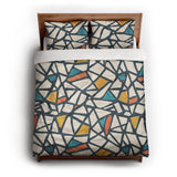 Larken Multicolor queen - cotton - White Backing