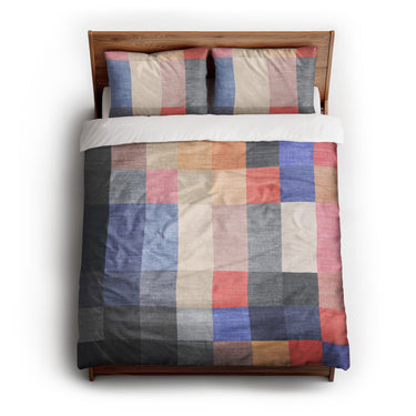 Polyphony Multicolor Midtone queen - cotton - White Backing