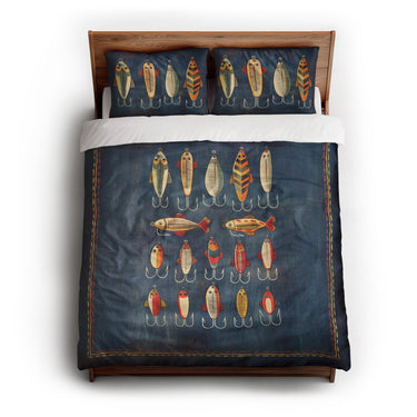Fishing Lures queen - cotton - White Backing