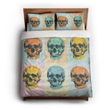 Pop Art Skulls queen - cotton - White Backing