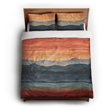 Tucson Sunset queen - cotton - White Backing