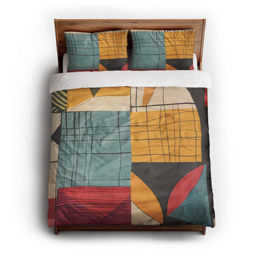 Avalon Multicolor queen - cotton - White Backing