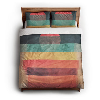 Decrescendo Multicolor Duvet Cover