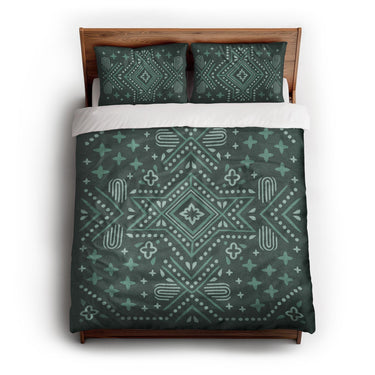 Durand Deep Turquoise queen - cotton - White Backing